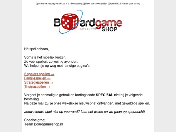 Welk spel past bij jou?