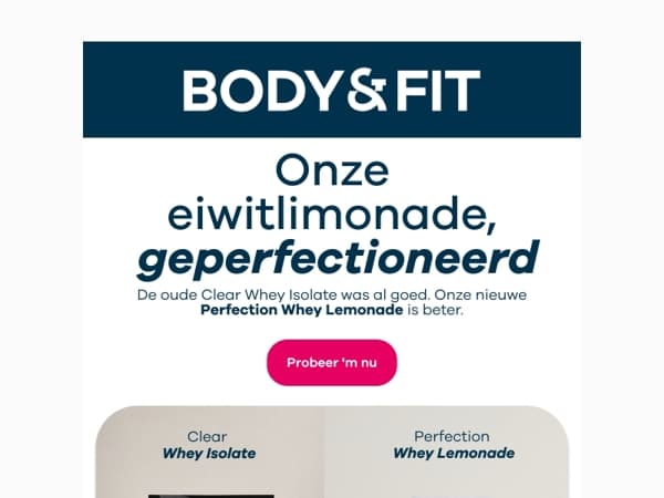 Een eiwitlimonade met 25g proteïne?!