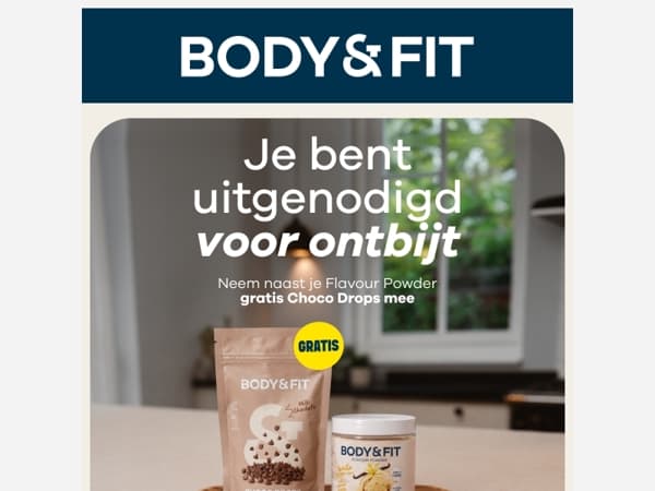Gratis Choco drops bij je ontbijt