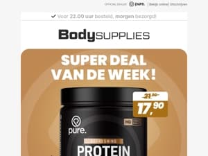 Loop onze 𝘄𝗲𝗲𝗸𝗱𝗲𝗮𝗹𝘀 niet mis!