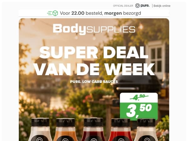 Jouw wekelijkse dosis 𝘃𝗼𝗼𝗿𝗱𝗲𝗲𝗹 staat klaar!