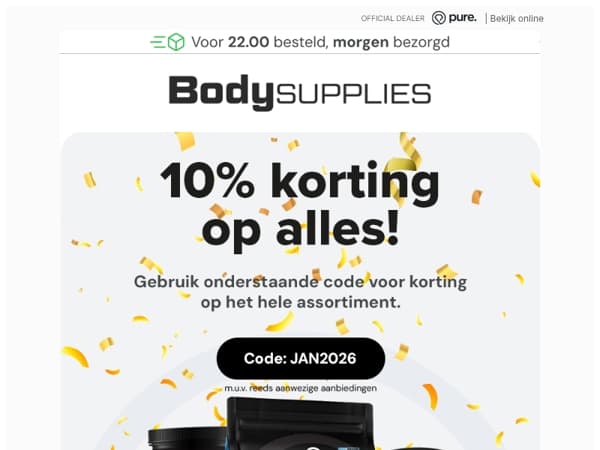 𝗘𝗿 𝗶𝘀 𝘄𝗲𝗲𝗿 𝟭𝟬% 𝗸𝗼𝗿𝘁𝗶𝗻𝗴 𝗼𝗽 𝗮𝗹𝗹𝗲𝘀! 🤩