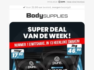 Weer een week vol 𝗱𝗲𝗮𝗹𝘀 voor elk doel!