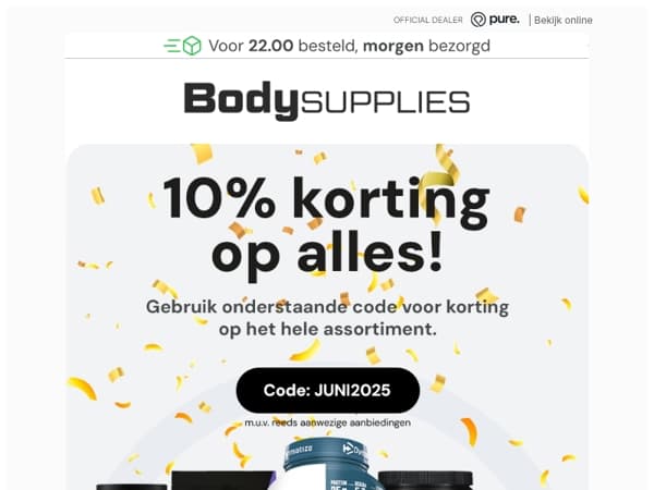 𝗦𝗹𝗮 𝘁𝗼𝗲: 𝟭𝟬% 𝗸𝗼𝗿𝘁𝗶𝗻𝗴 𝗼𝗽 𝗮𝗹𝗹𝗲𝘀! 🤩