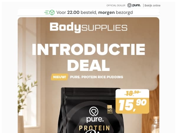 ✨ 𝗡𝗶𝗲𝘂𝘄! Pure. Protein Rice Pudding