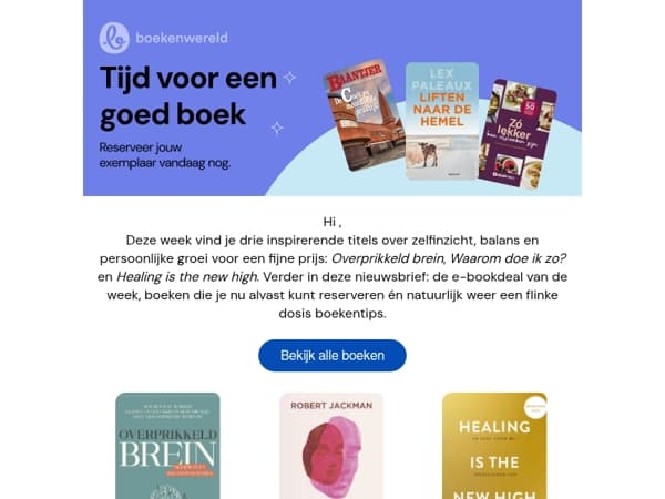Nieuwe boekentips, mooie deals & meer