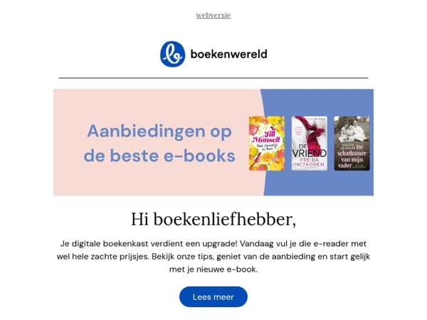 Aanbiedingen op de beste e-books