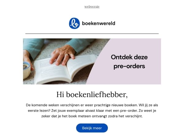 ✨ Ontdek de nieuwste boeken, nu al te pre-orderen!