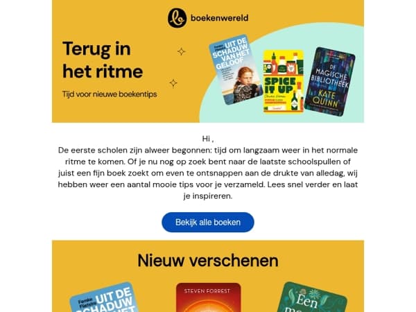 Back to school & nieuwe boekentips
