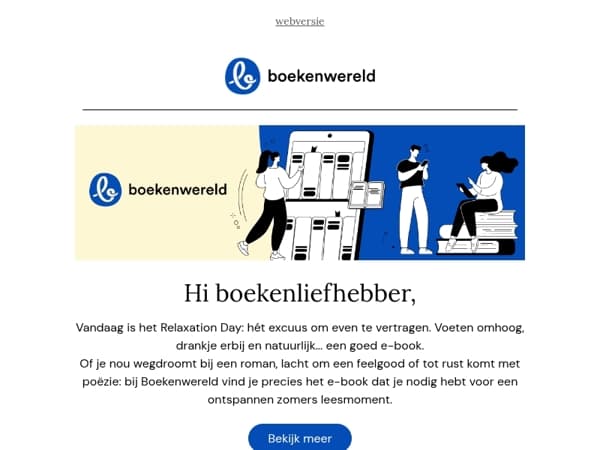 rust, ruimte en een goed boek 📖