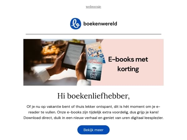 Vakantie + e-books = perfecte combinatie