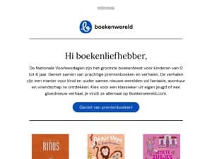 Geniet tijdens de Nationale Voorleesdagen!