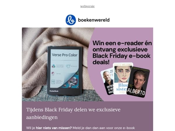 Klaar voor Black Friday? Ontvang exclusieve e-book deals