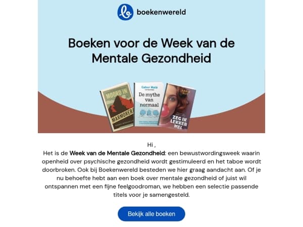 Week van de Mentale Gezondheid: boeken die je inspireren en laten ontspannen 🧠
