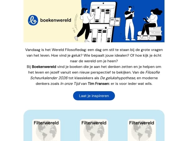 Vier Wereld Filosofiedag met een inspirerend boek 🧠✨