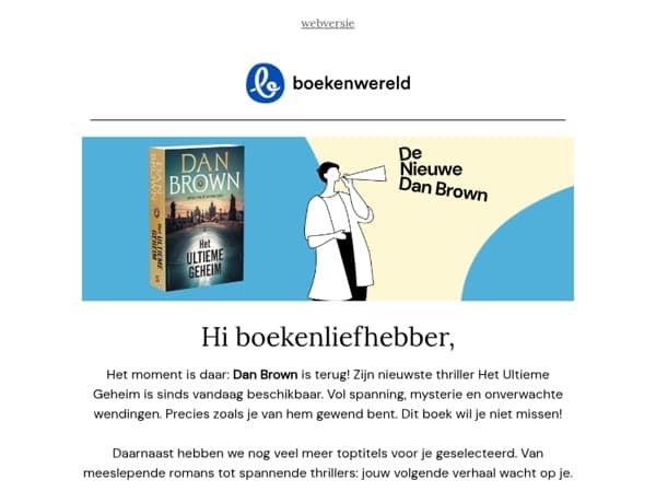 Nieuw van Dan Brown: Het Ultieme Geheim