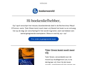 Exclusief: een gesigneerd boek van Nicci French 📚