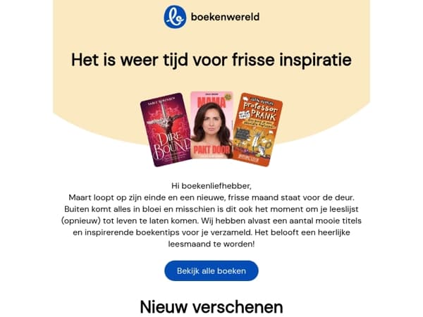 Laat die leeslijst maar bloeien!