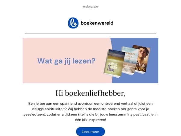 Wat ga jij lezen?