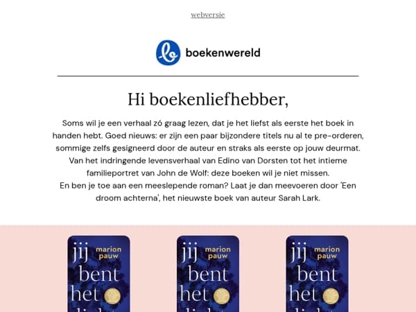 Pre-order nu: verhalen die je raken