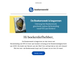 De Boekenweek is begonnen! Ontvang het Boekenweekgeschenk cadeau 🎉📚