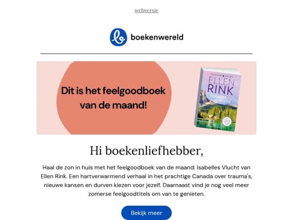  Dit is het feelgoodboek van de maand!