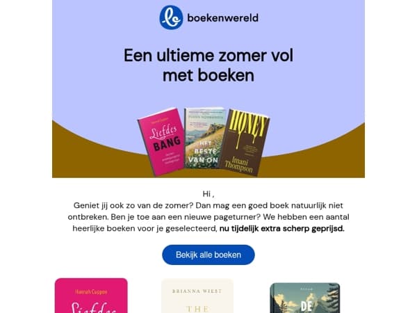 Must-reads voor de zomer en mooie aanbiedingen ☀️