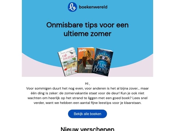 Tips voor de zomer, e-books met korting en meer! 🌴
