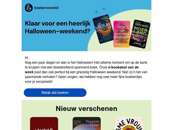 Boekentips voor een heerlijk Halloween-weekend 🎃