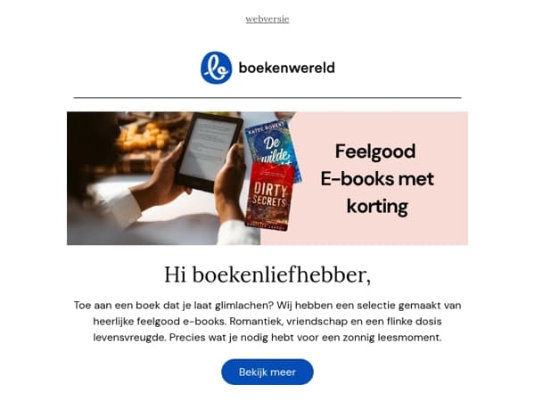 💛 Dompel je onder in de mooiste feelgood e-books