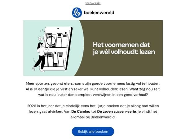 Het voornemen dat je wél volhoudt: lezen