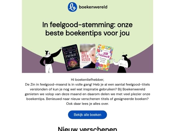 Zin in feelgood? Dit wil je lezen deze maand 💛