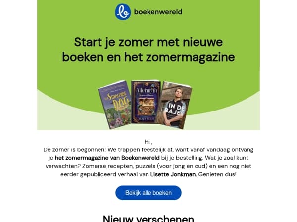 Het Zomermagazine is er! + nieuwe boeken & e-bookdeal