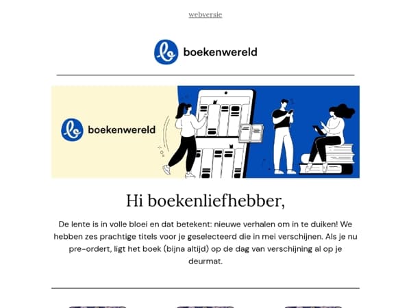 🌸 Zes nieuwe boeken voor een heerlijke leesmaand mei
