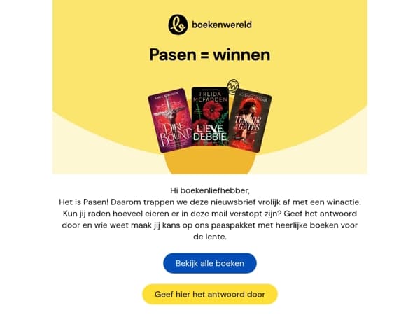 Vrolijk Pasen! 🐣 Win een paaspakket met boeken voor de lente