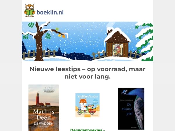 Nog snel iets moois lezen?