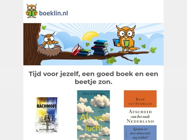 Zon op je gezicht, boek in je hand – wat ga jij lezen?