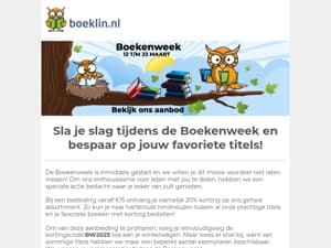 De Boekenweek is gestart – mis deze korting niet!