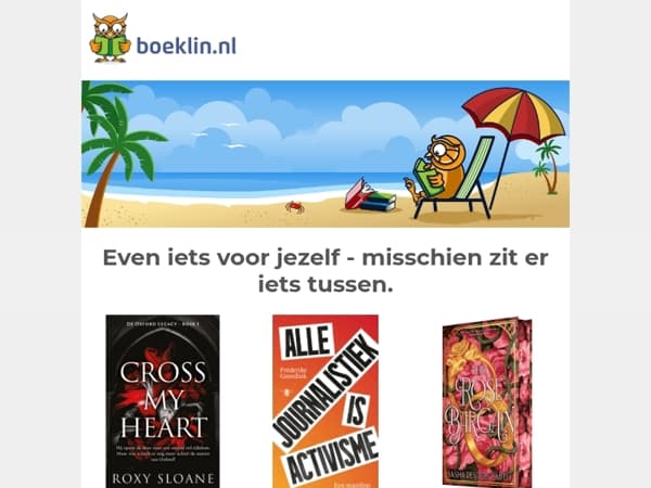 Een klein leesmoment past er nog wel bij, toch?