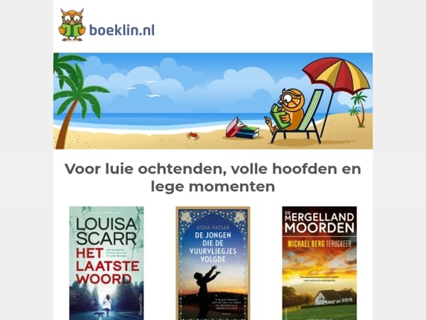 Boeken waar je zomaar blij van kunt worden