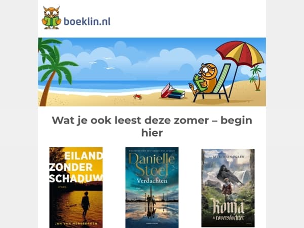 Nieuw leesvoer voor warme dagen & zwoele avonden