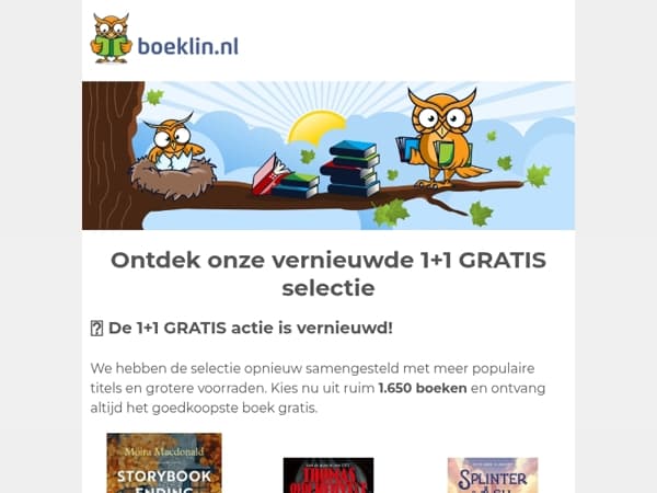 📖 Eén boek kiezen is lastig. Daarom krijg je er twee.