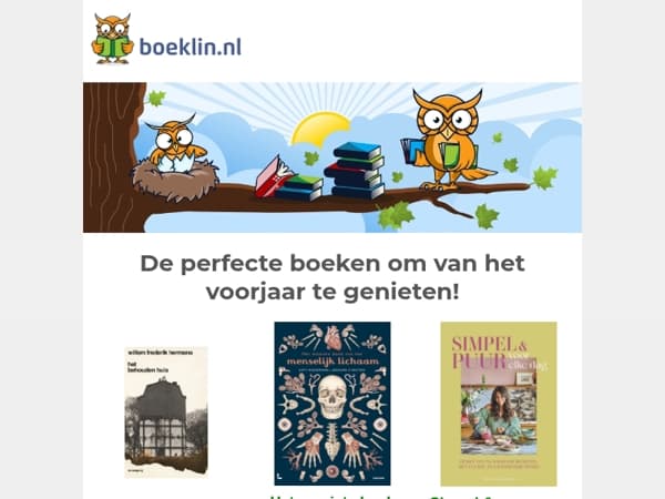 Voel de lente… en duik in een nieuw verhaal!