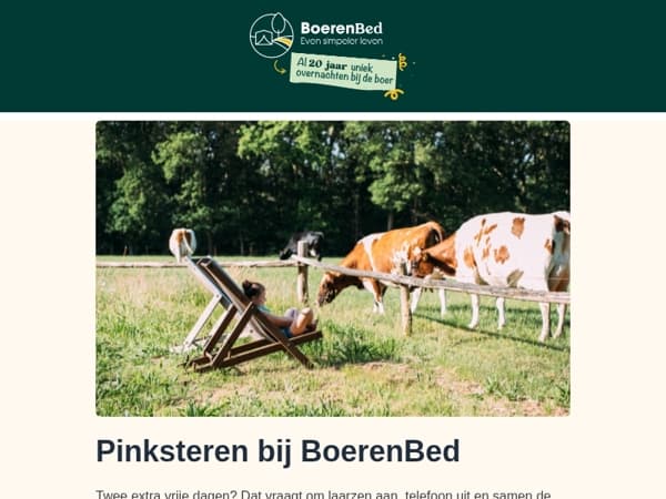Je Pinksterweekend op de boerderij wacht op je 🦆
