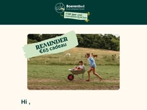 Zet je klompjes klaar en laat deze €65 korting niet passeren! 🧑‍🌾