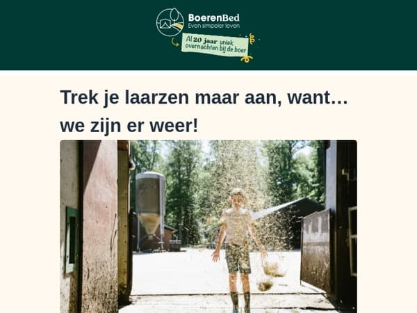 De winterslaap is voorbij en de boerderij is open! 🚜🌷