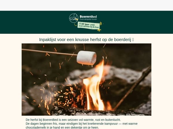 Wat neem jij mee naar de boerderij deze herfst?