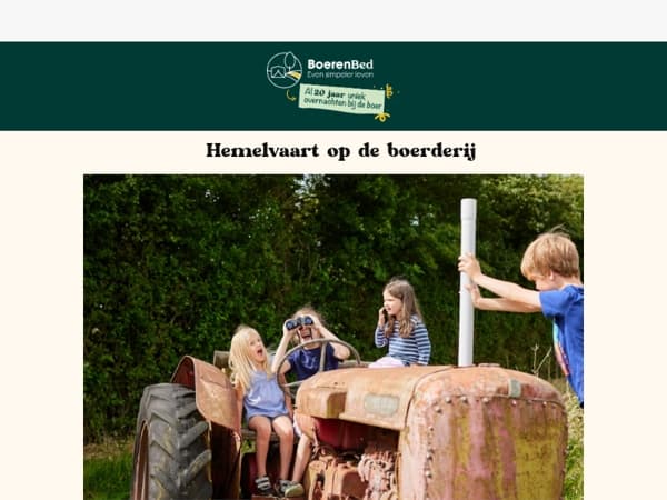 Hemelvaart op de boerderij 🌾