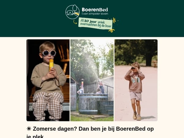 ☀️ Hittegolf op komst? Zo doe je dat op z’n BoerenBeds