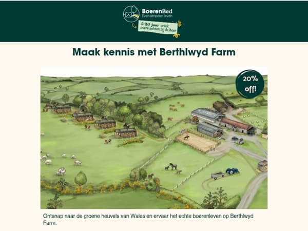 🌿 Nieuw in 2026: Berthlwyd Farm in Wales
